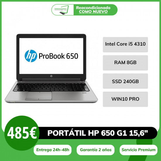HP 650 G1 15,6" INTEL CORE...